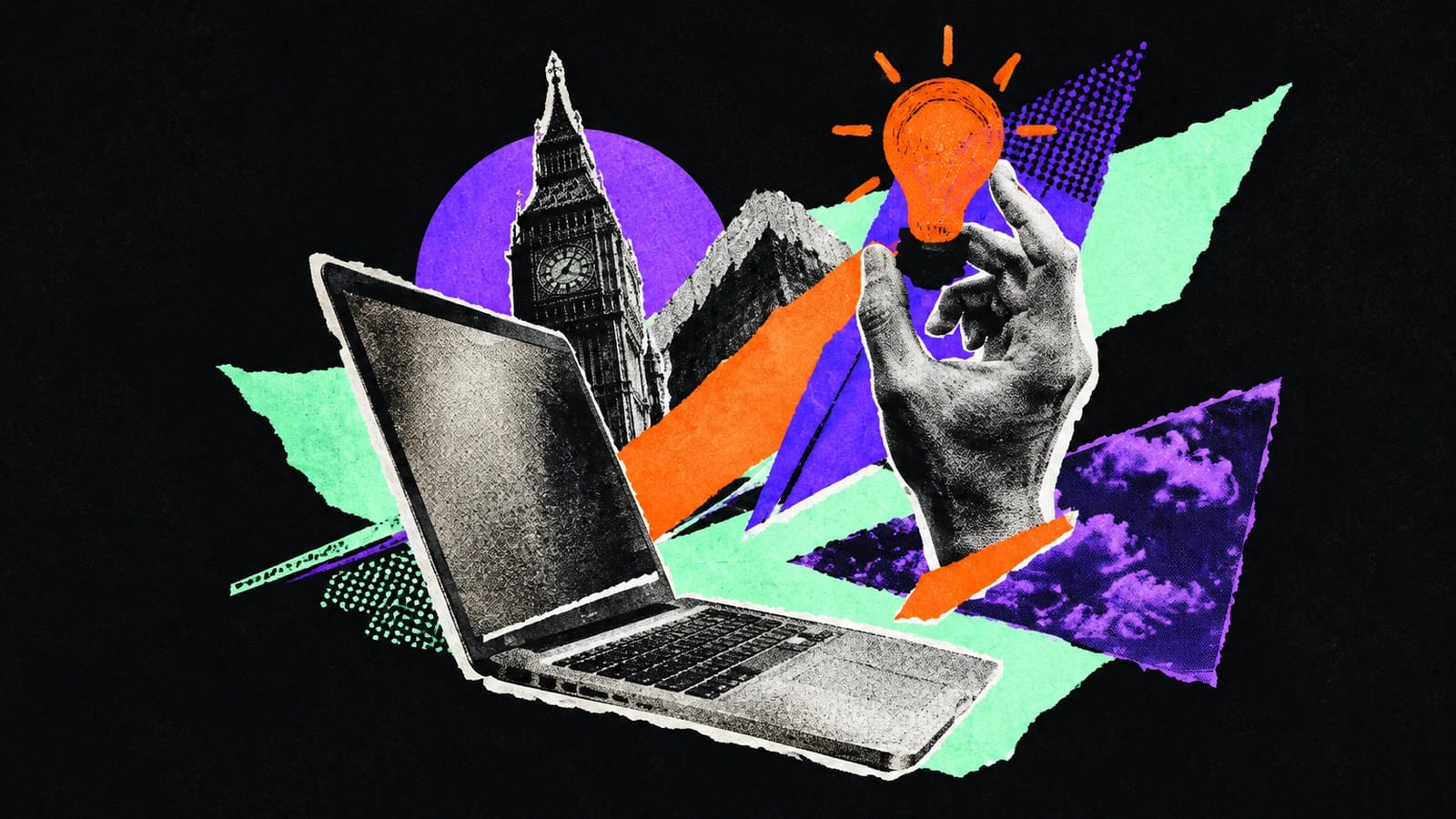 Ilustración editorial para Affinity Labs
