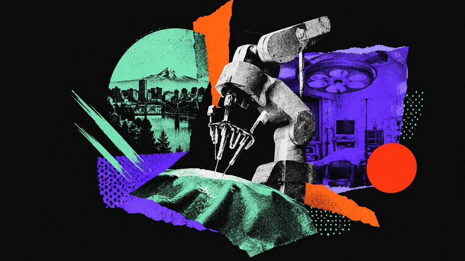 Ilustración editorial para Haystack Robotics