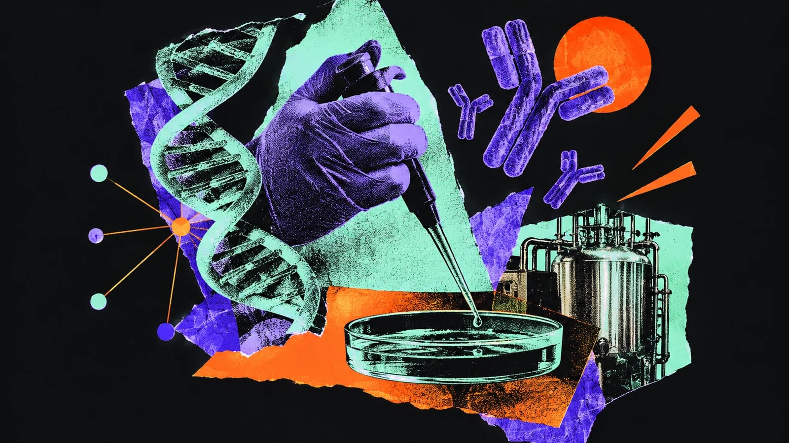 Ilustración editorial para Axio BioPharma