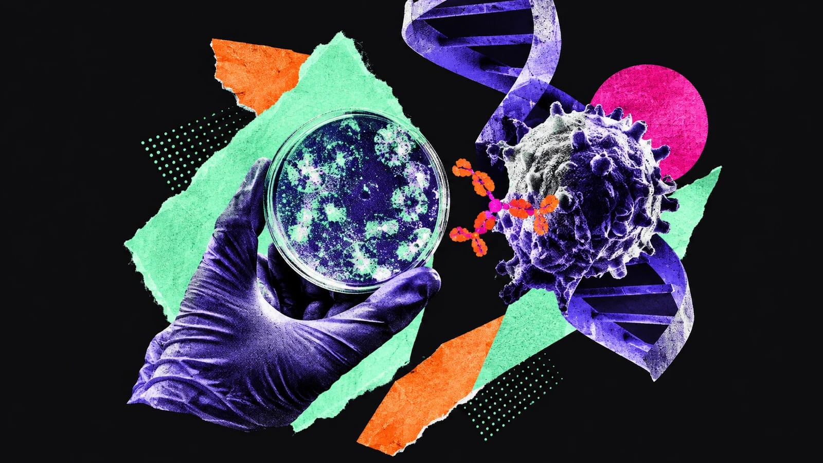 Ilustración editorial para Soufflé Therapeutics
