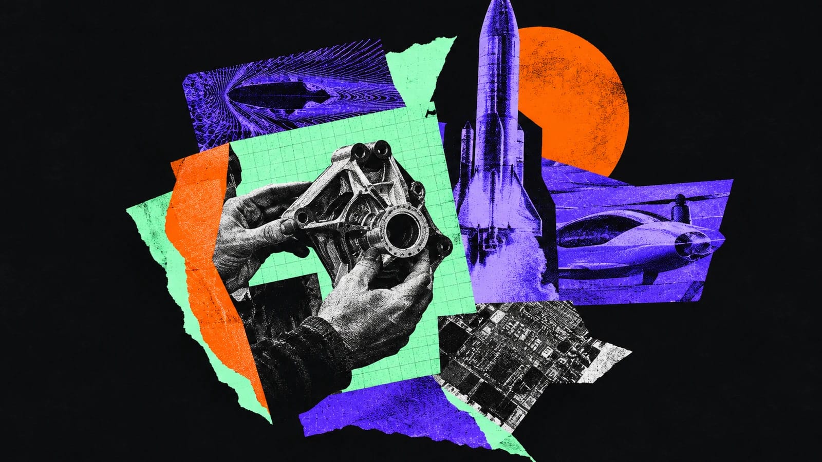 Ilustración editorial para Flow Engineering