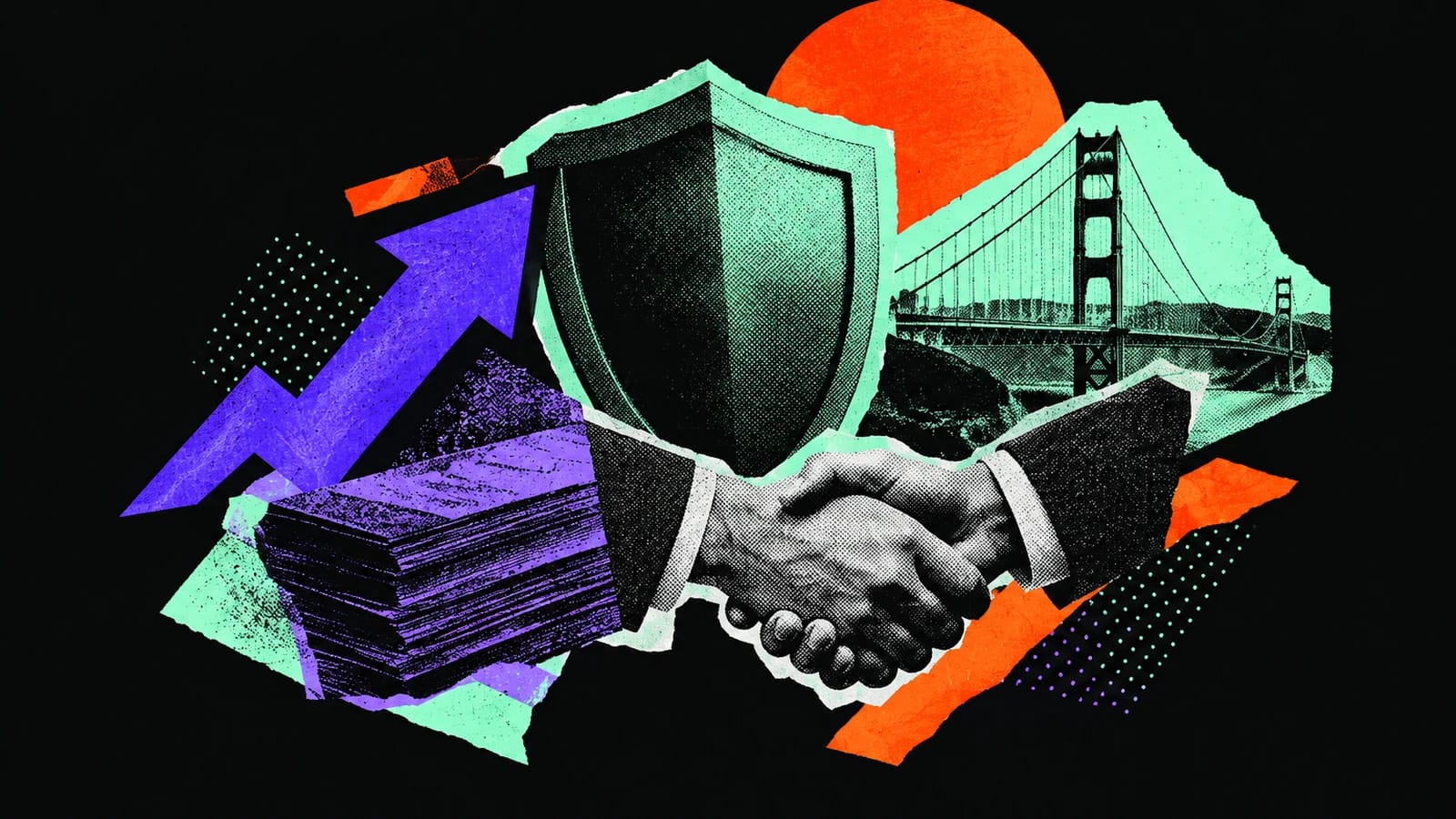Ilustración editorial para Outmarket AI