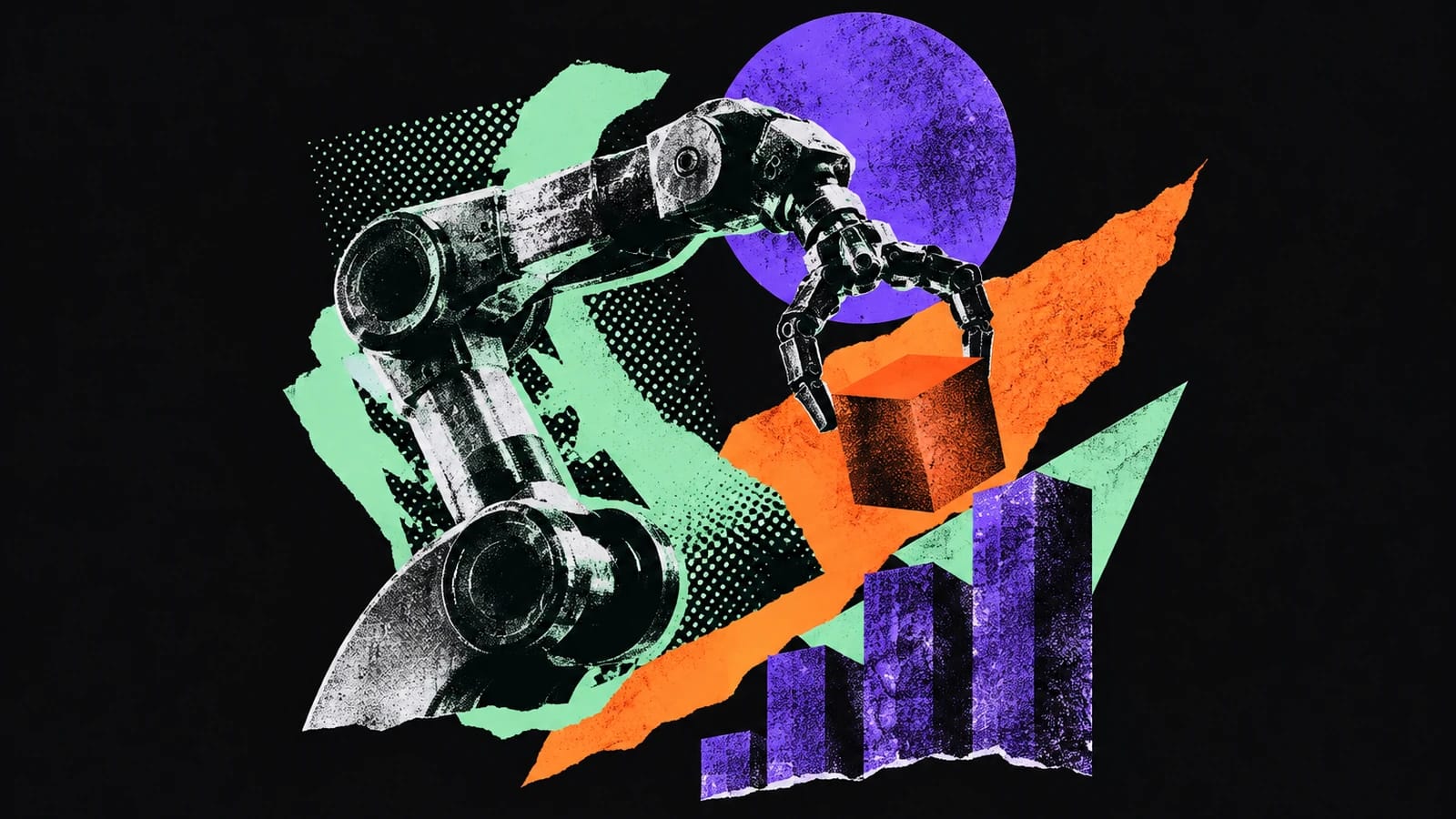 Ilustración editorial para Ultra Robotics