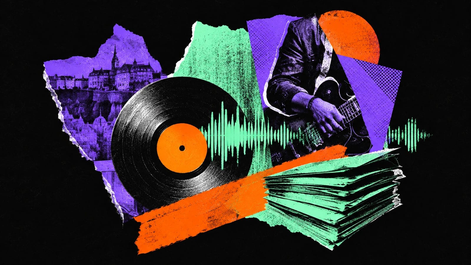Ilustración editorial para ANote Music