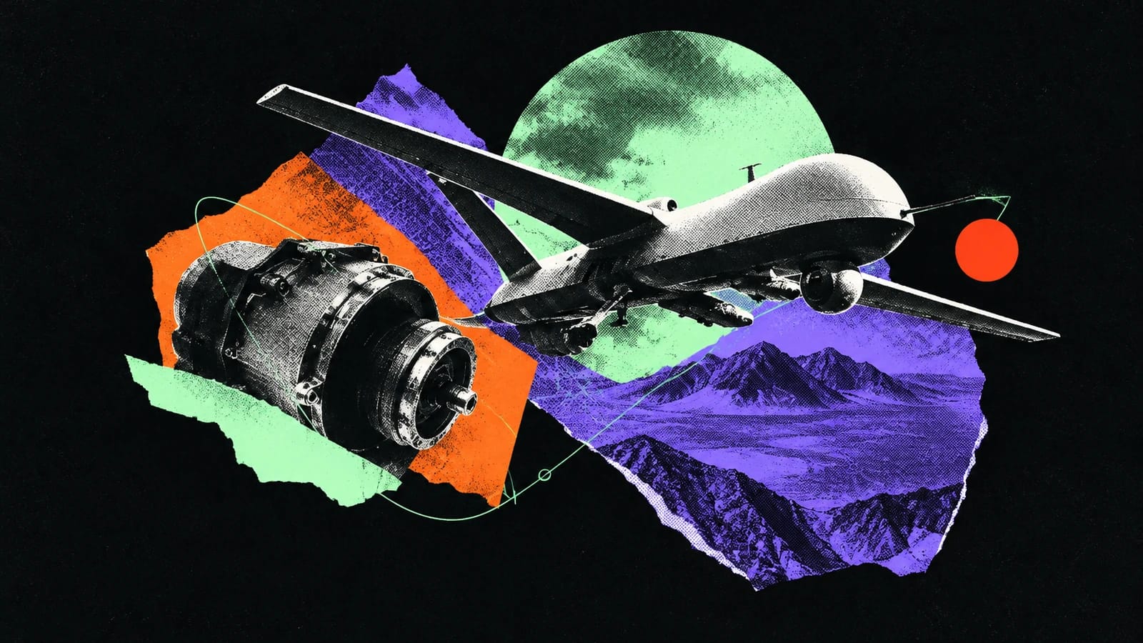 Ilustración editorial para Buntar Aerospace