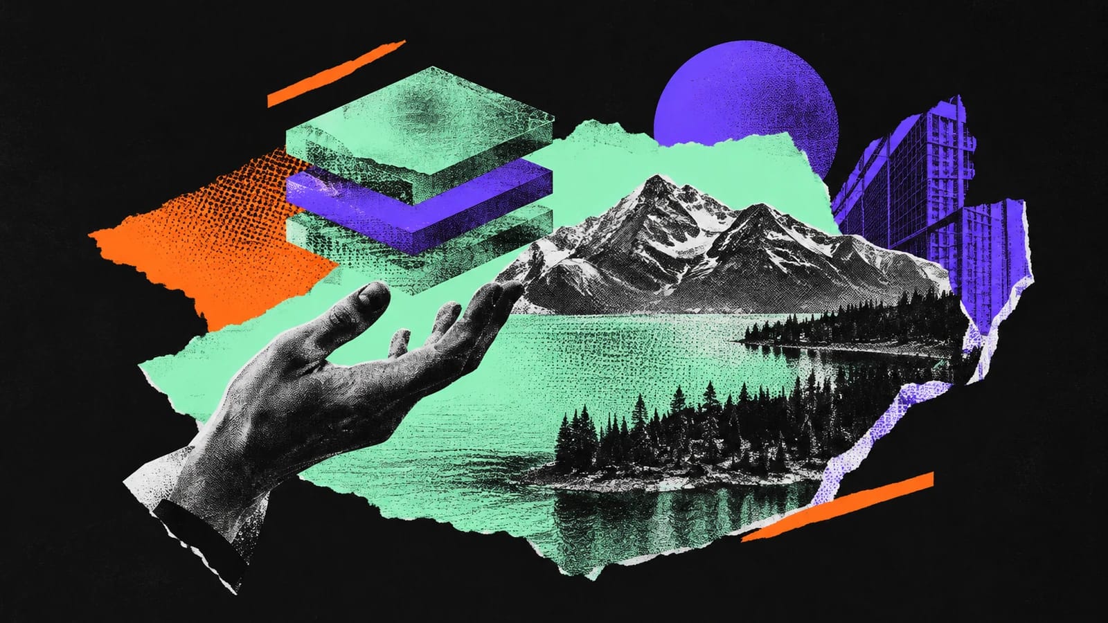 Ilustración editorial para Ridgeline