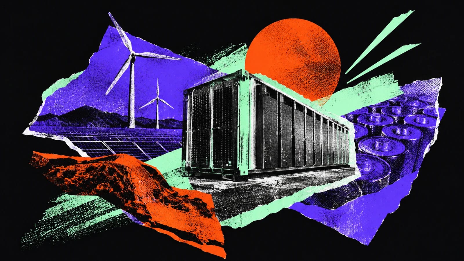 Ilustración editorial para Peak Energy