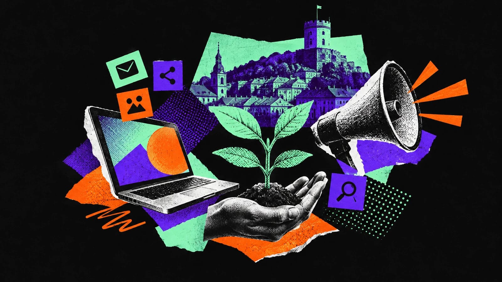 Ilustración editorial para Holo