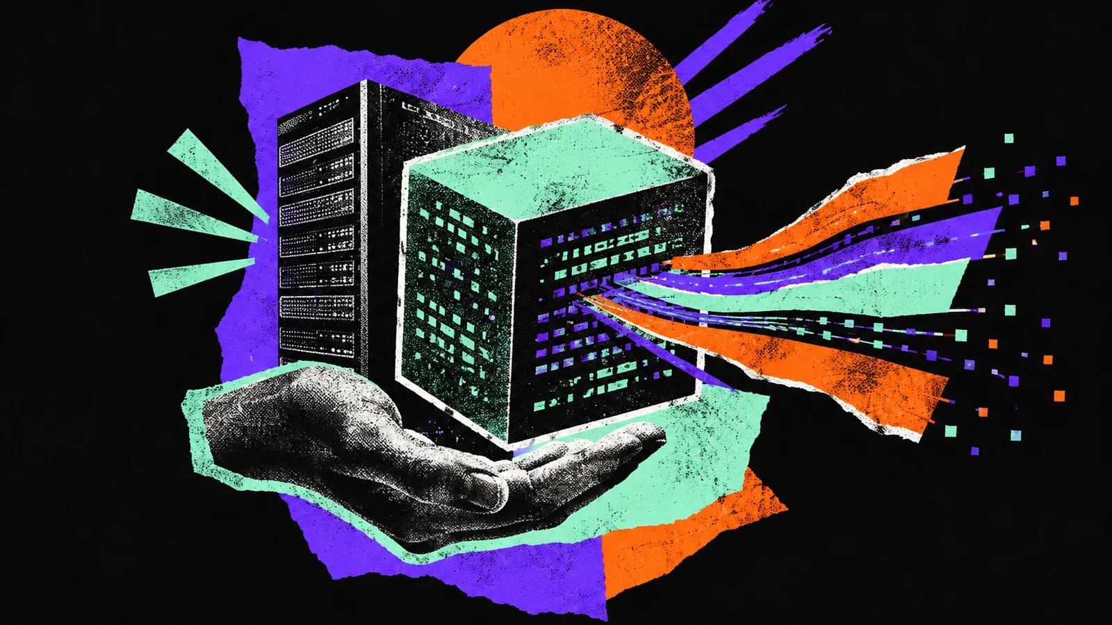 Ilustración editorial para Atombeam
