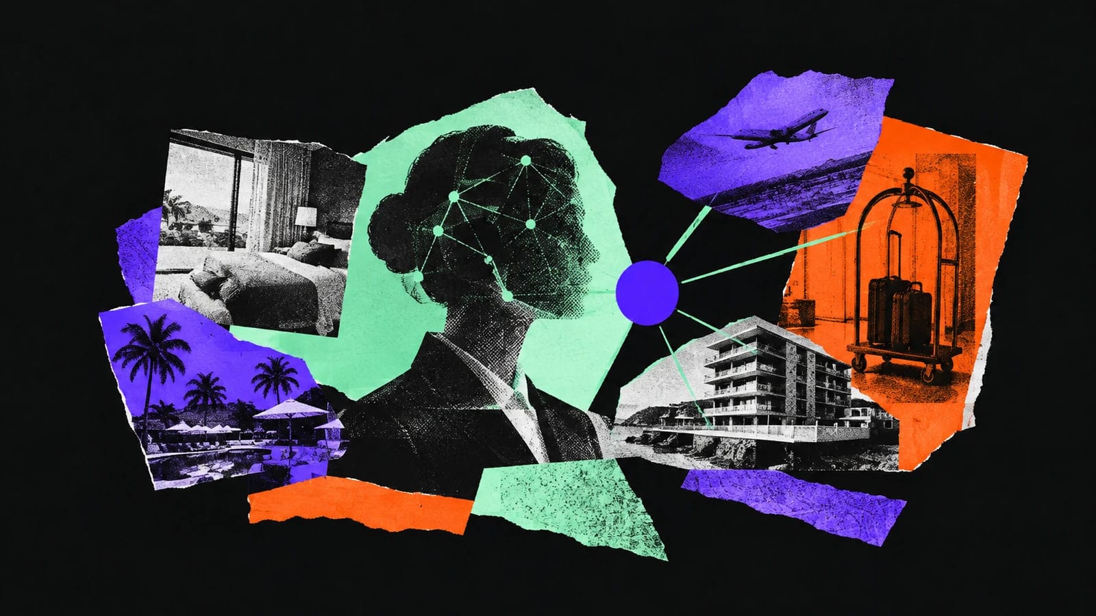 Ilustración editorial para Dextr AI