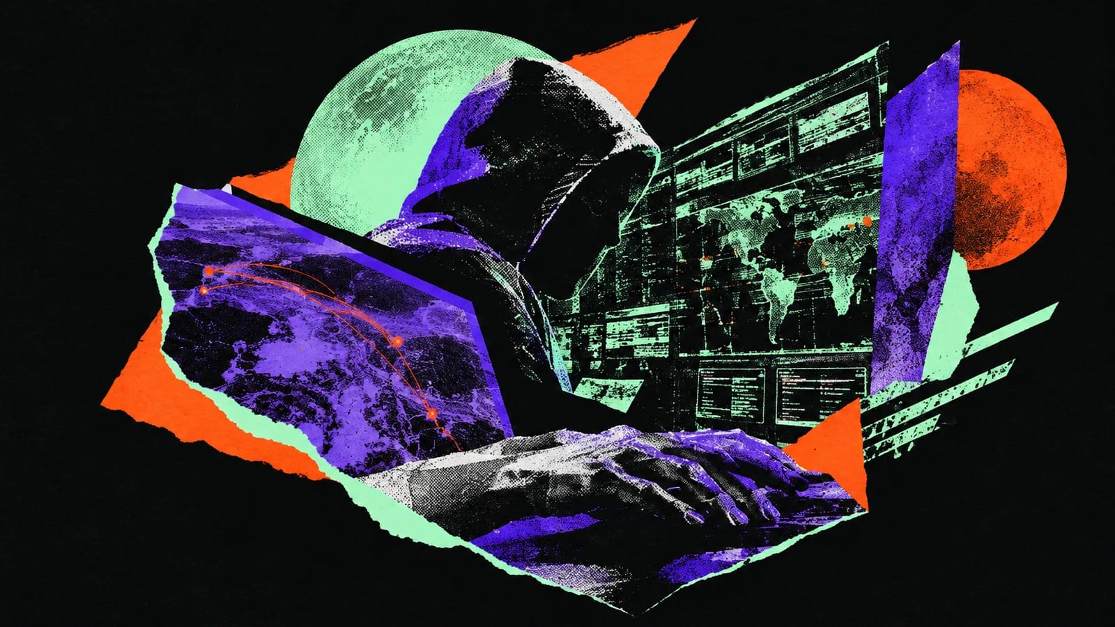 Ilustración editorial para RemoteThreat