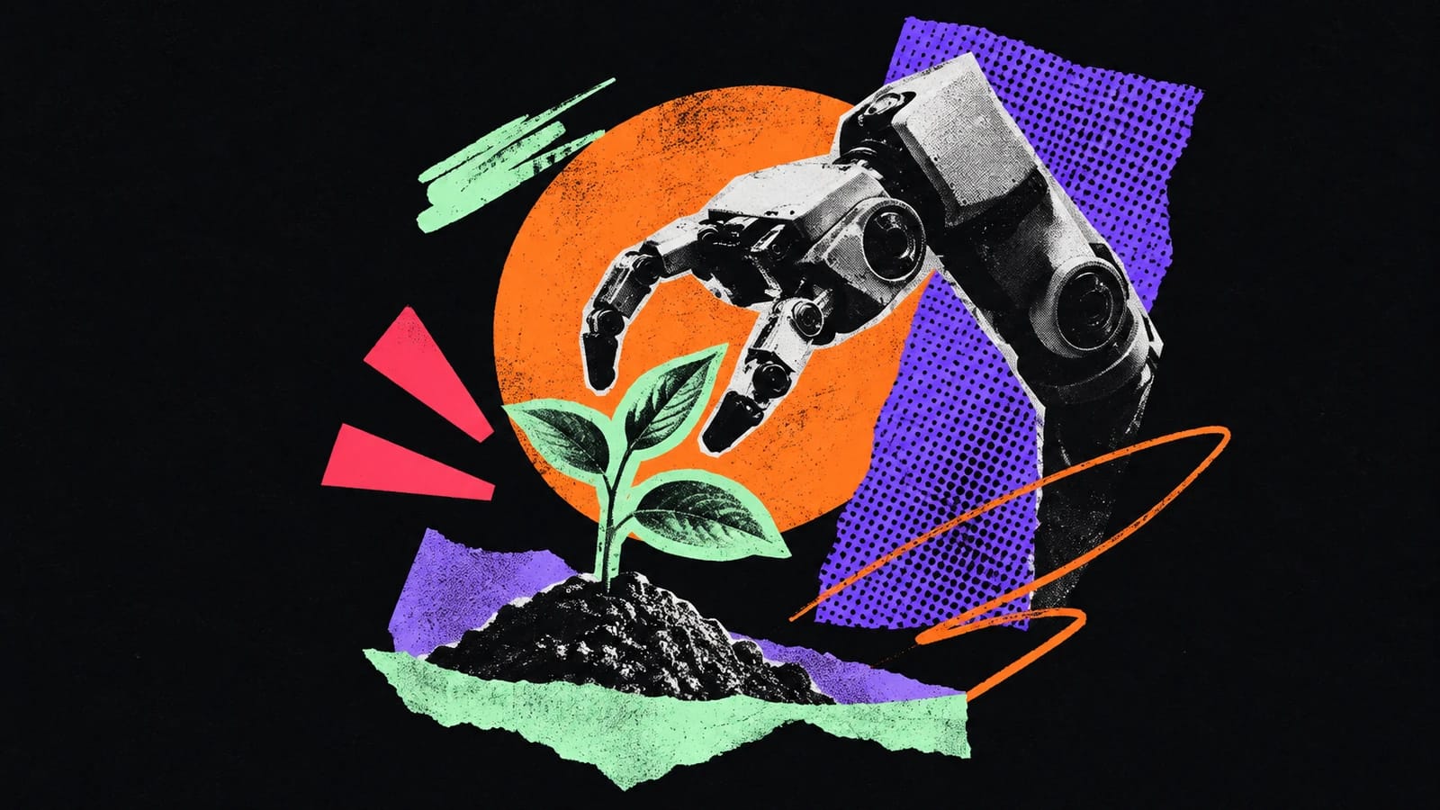 Ilustración editorial para Flae Robotics