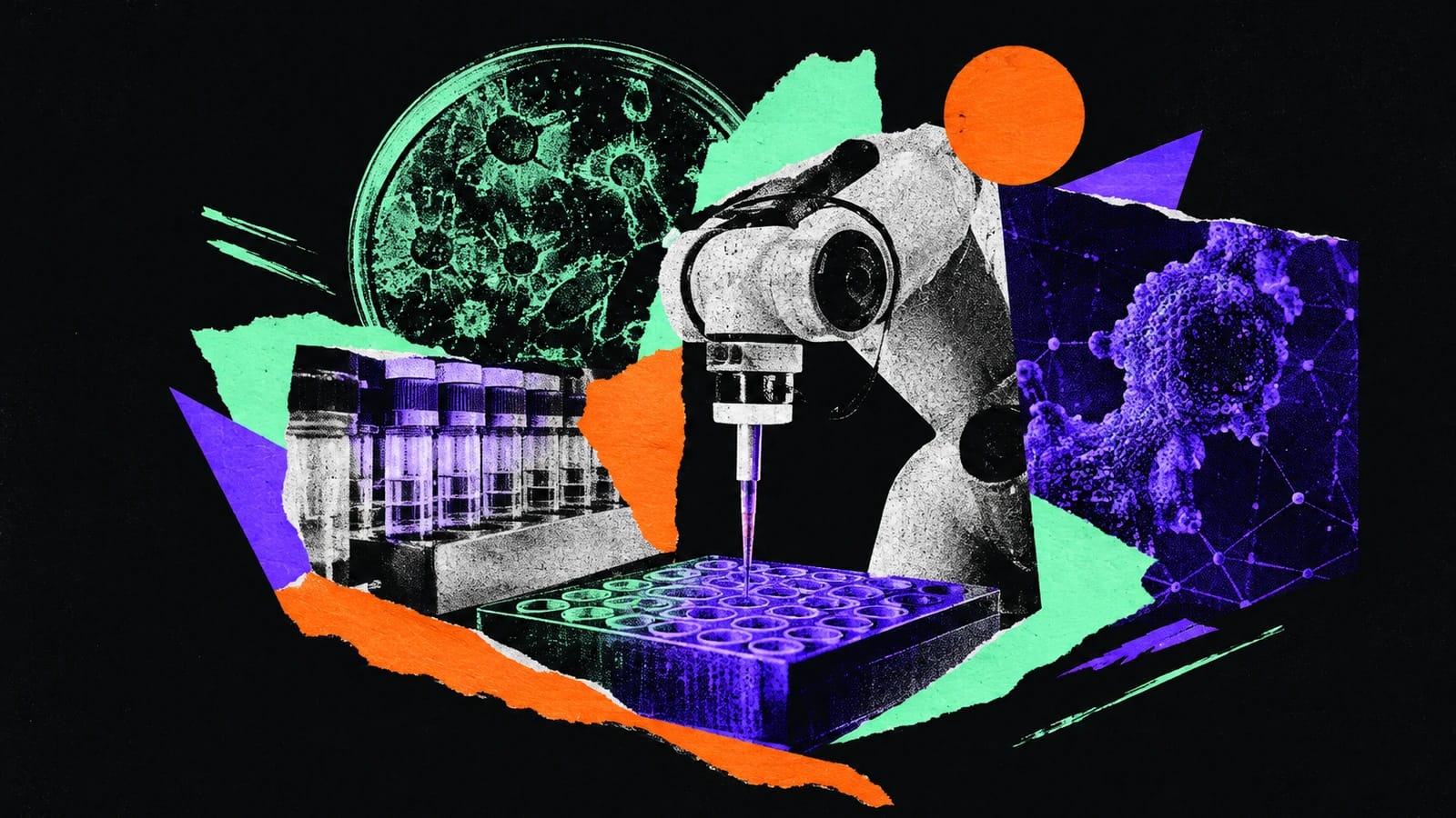 Ilustración editorial para Warp Sciences