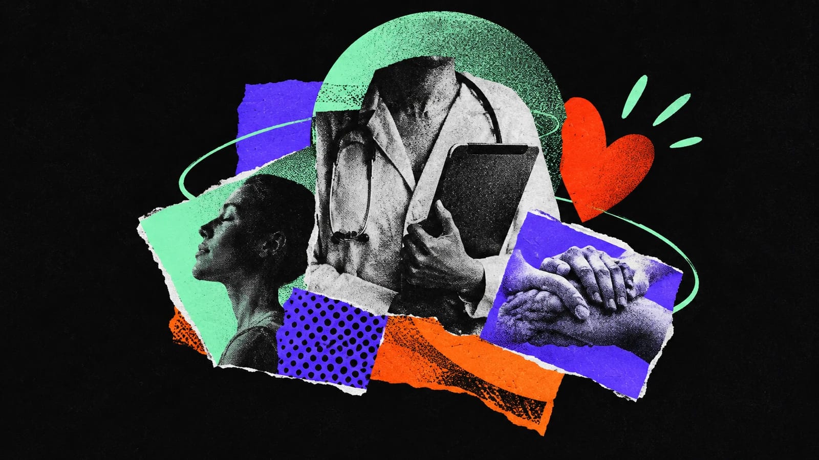 Ilustración editorial para Vinyl Health