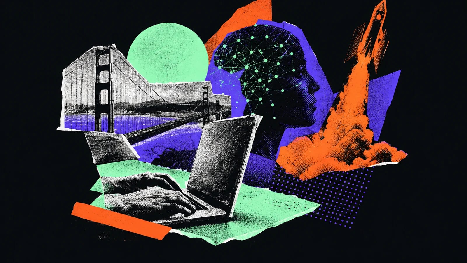 Ilustración editorial para AuxoAI