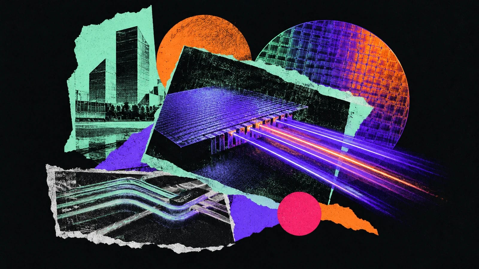 Ilustración editorial para Photon Bridge