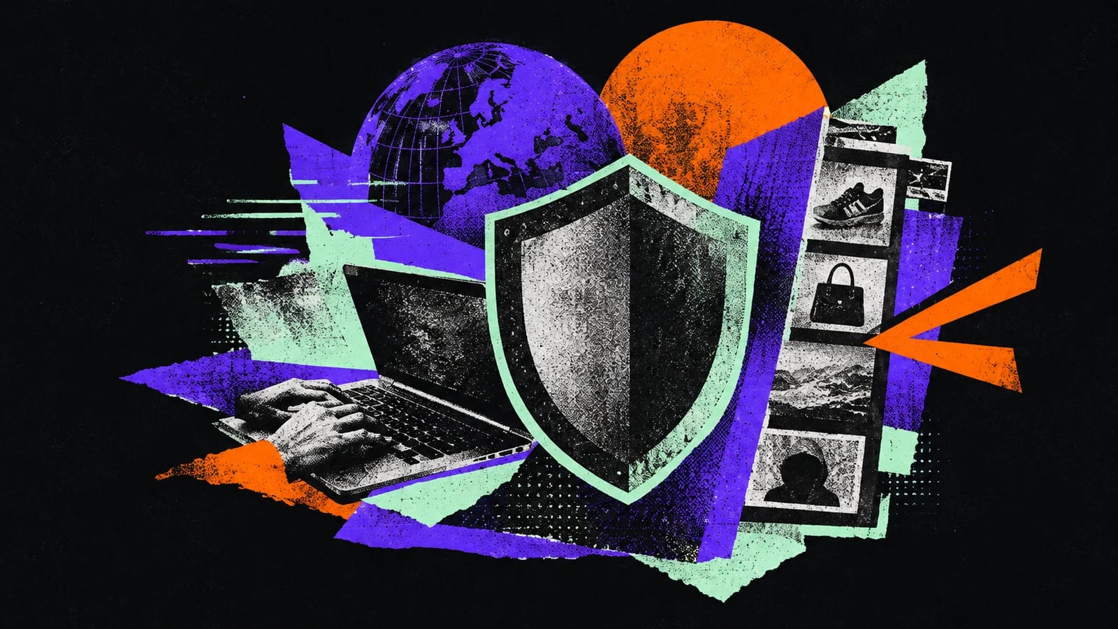 Ilustración editorial para EnforceShield