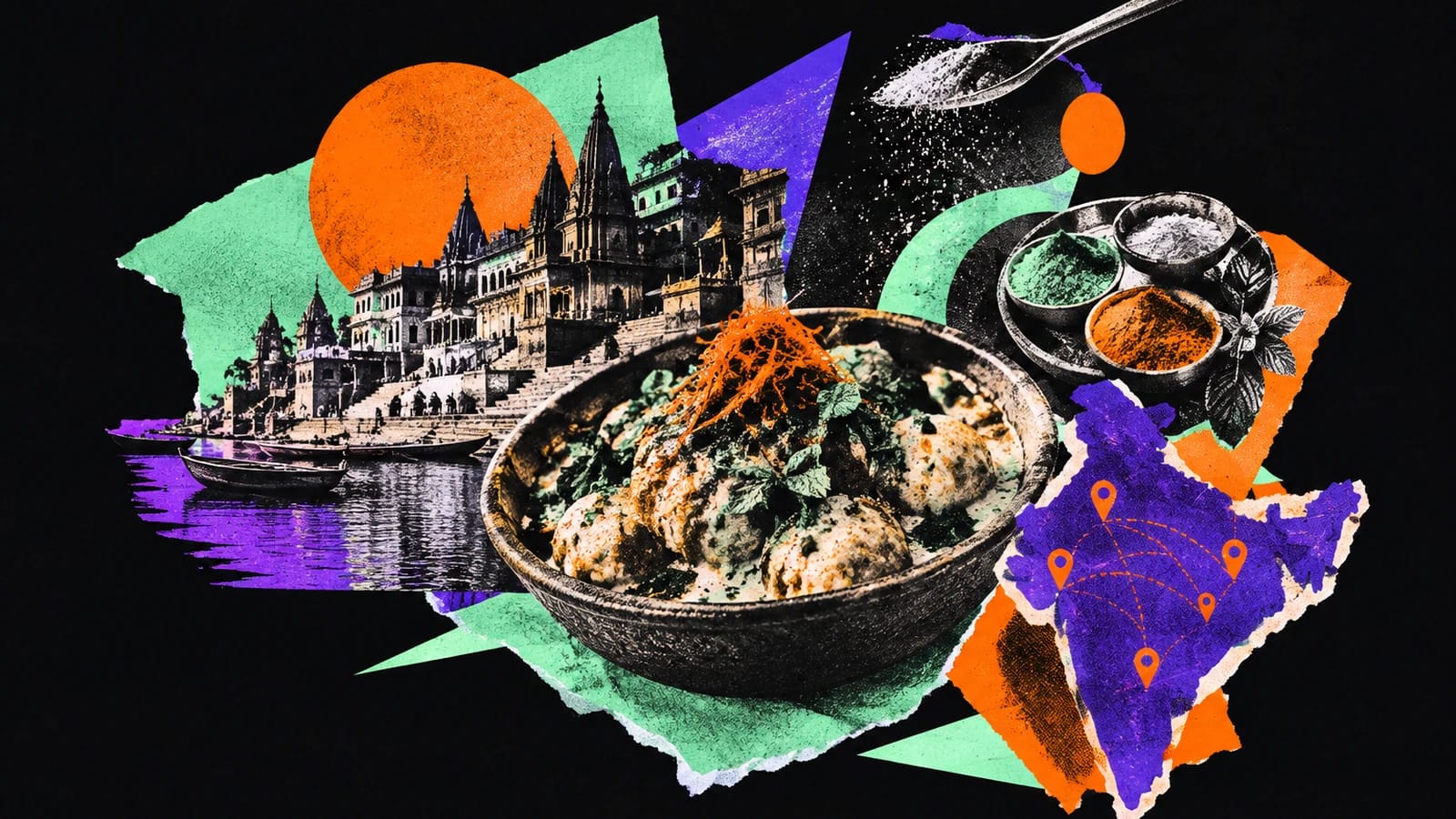 Ilustración editorial para Banaraswala