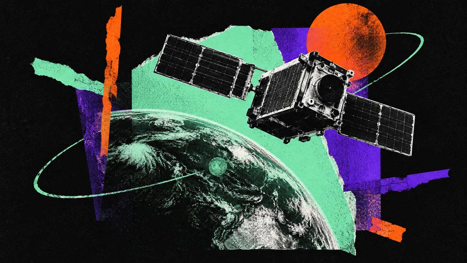 Ilustración editorial para Open Cosmos