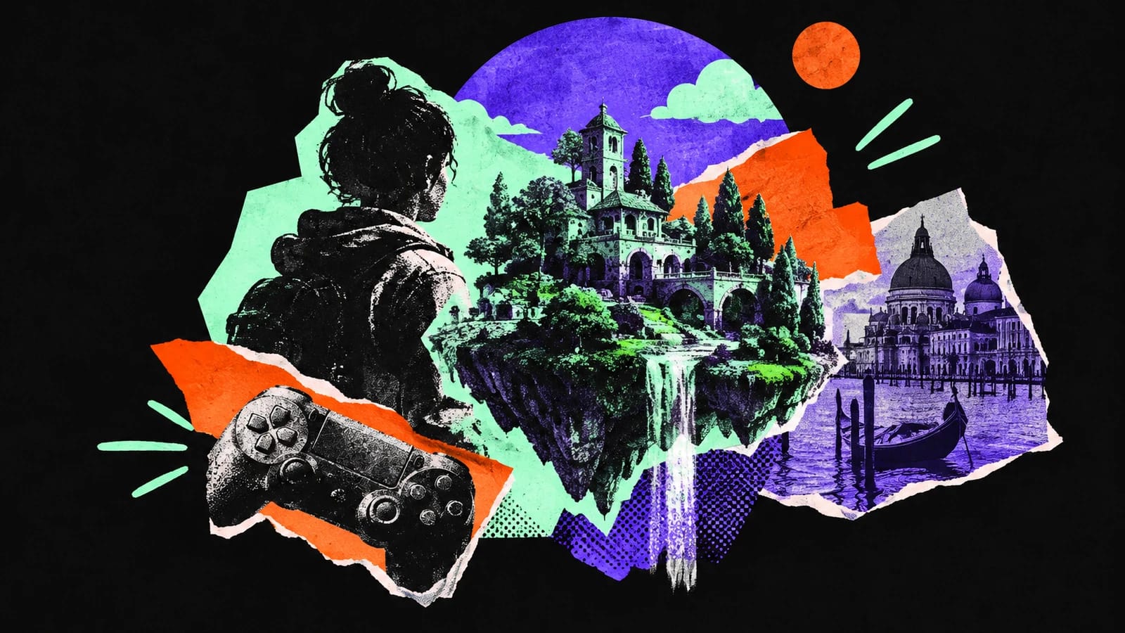 Ilustración editorial para Gardens Interactive