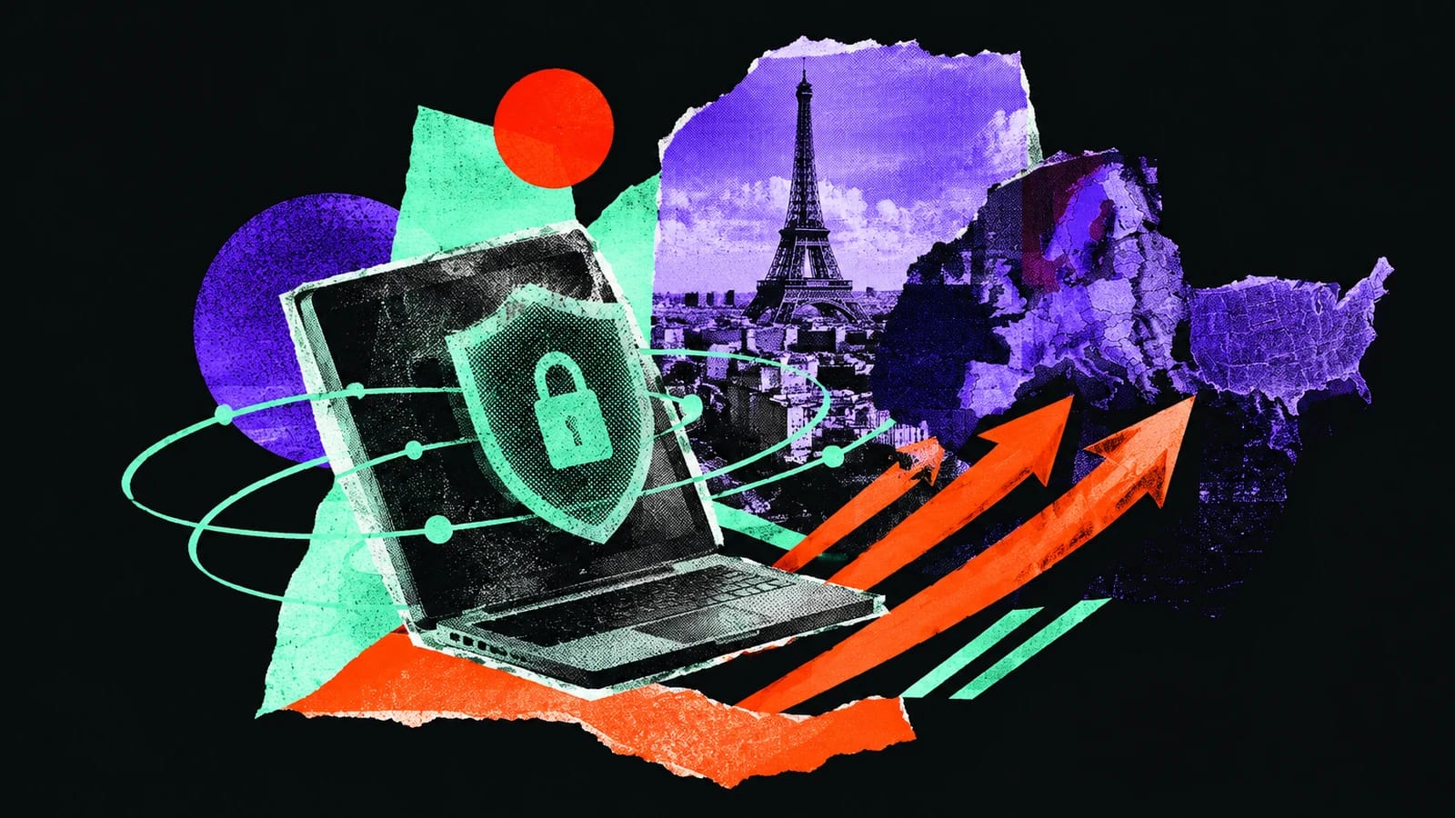 Ilustración editorial para Netsec