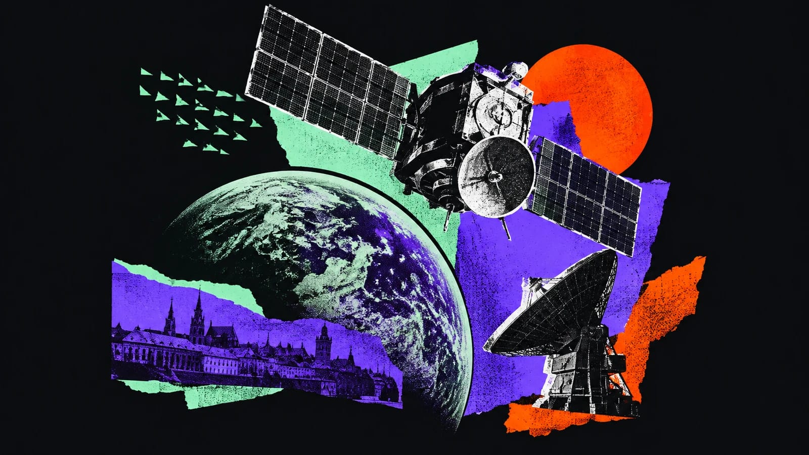 Ilustración editorial para Blackswan Space